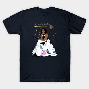 michelle obama official portrait art T-Shirt